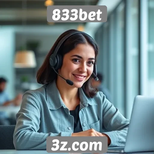 Suporte ao cliente e atendimento no 833bet